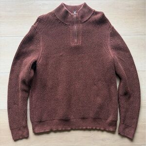 L.L. Bean 1/4 zip 100% organic cotton